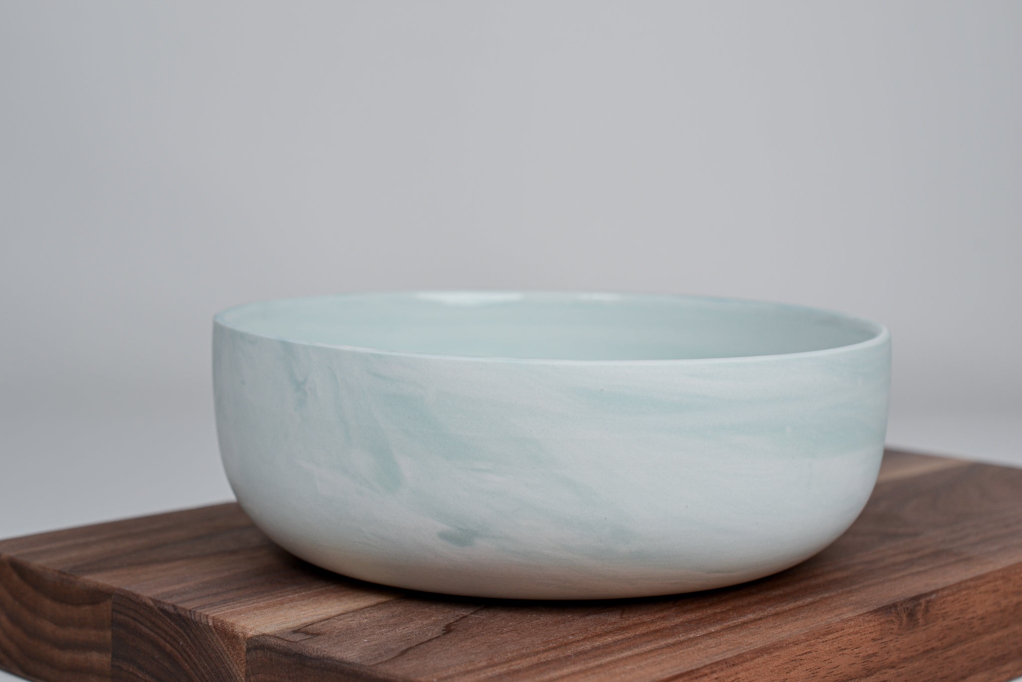 Tyrkysový porcelán - Jednoduchá snídaňová miska - 850ml