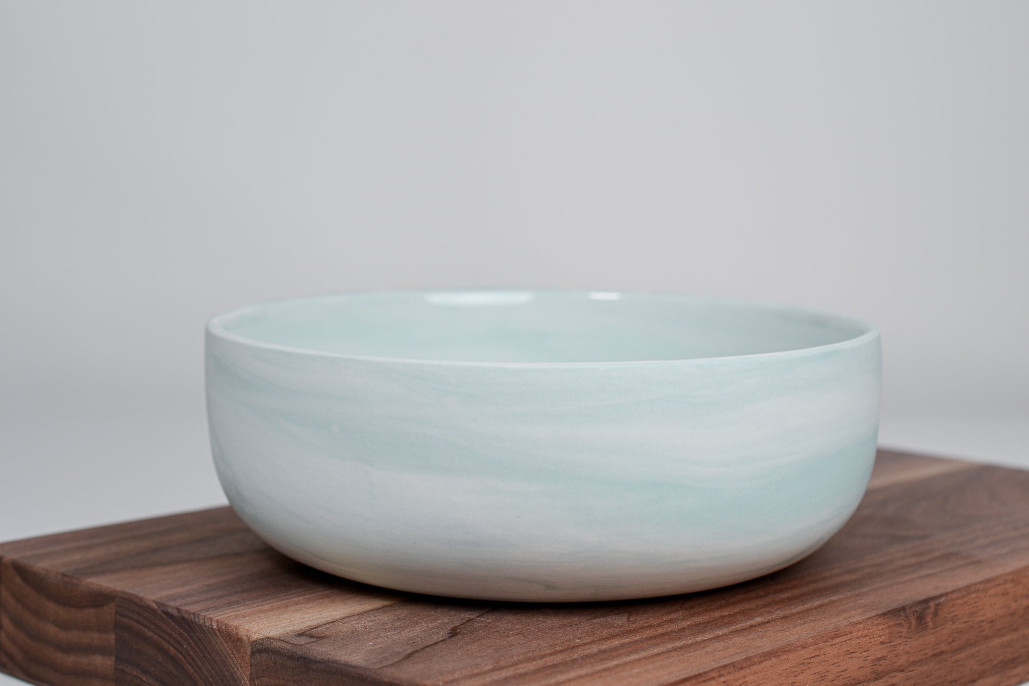 Tyrkysový porcelán - Jednoduchá snídaňová miska - 850ml