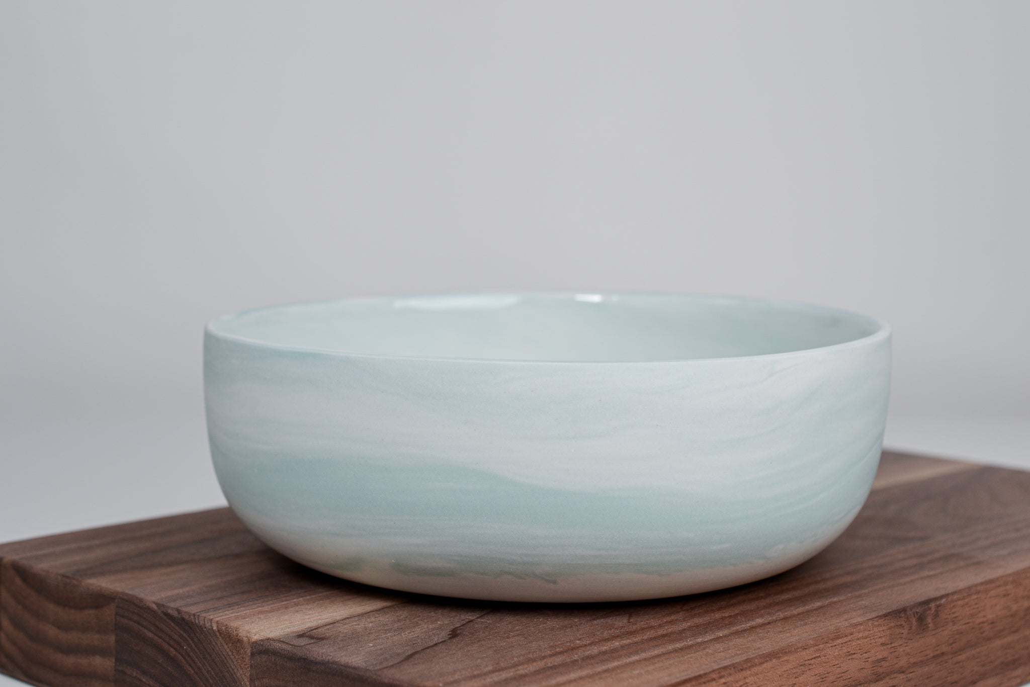 Tyrkysový porcelán - Jednoduchá snídaňová miska - 850ml