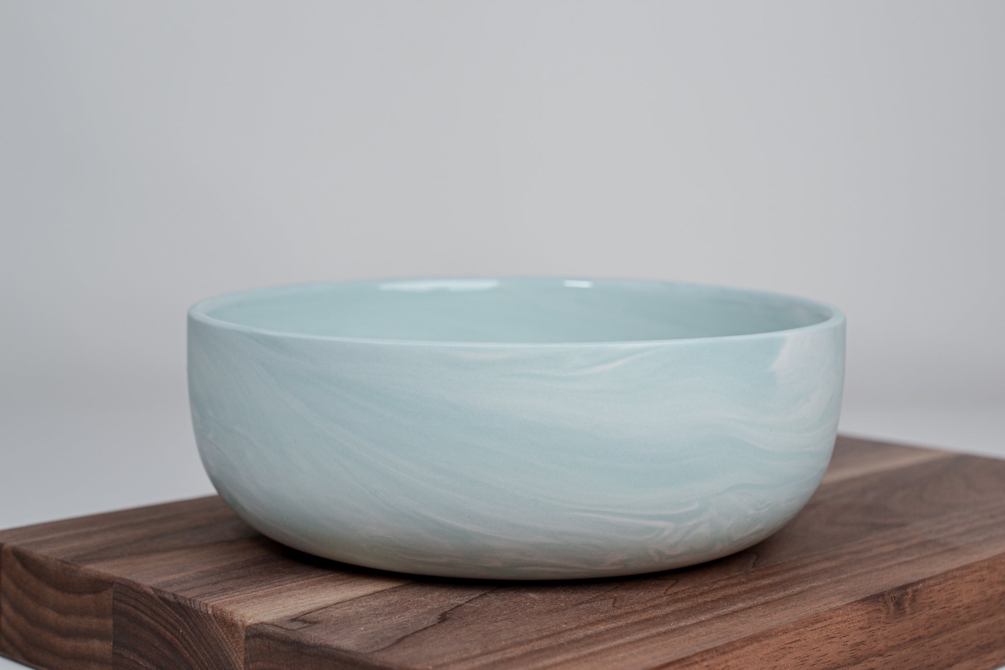 Tyrkysový porcelán - Jednoduchá snídaňová miska - 850ml