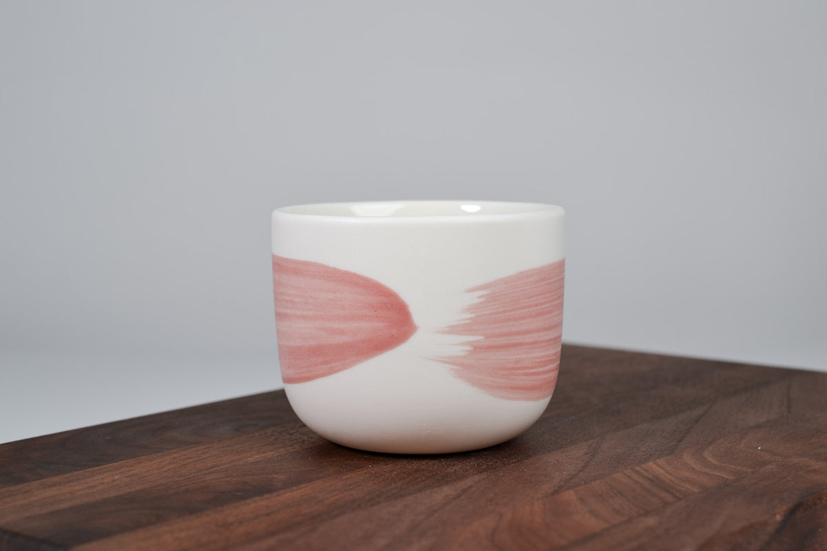 Pink line - coffee mug - 200 ml