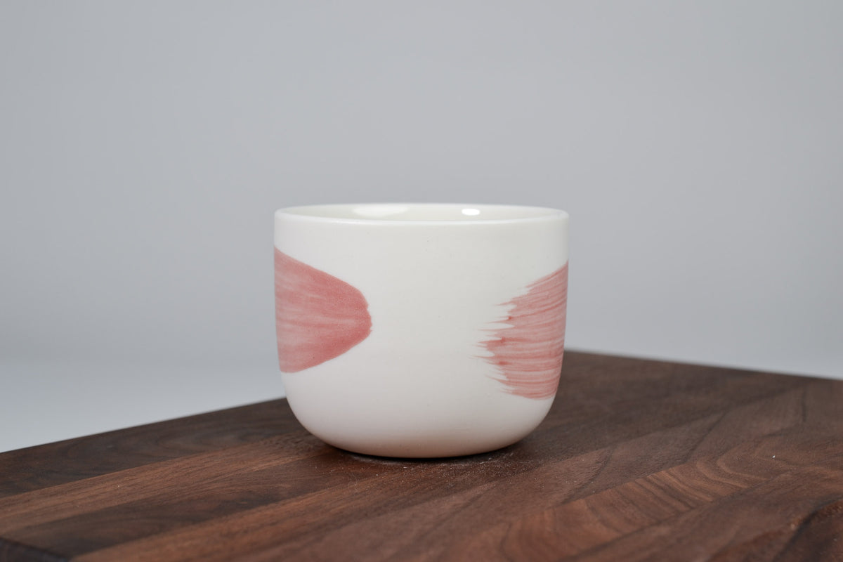 Pink line - coffee mug - 200 ml