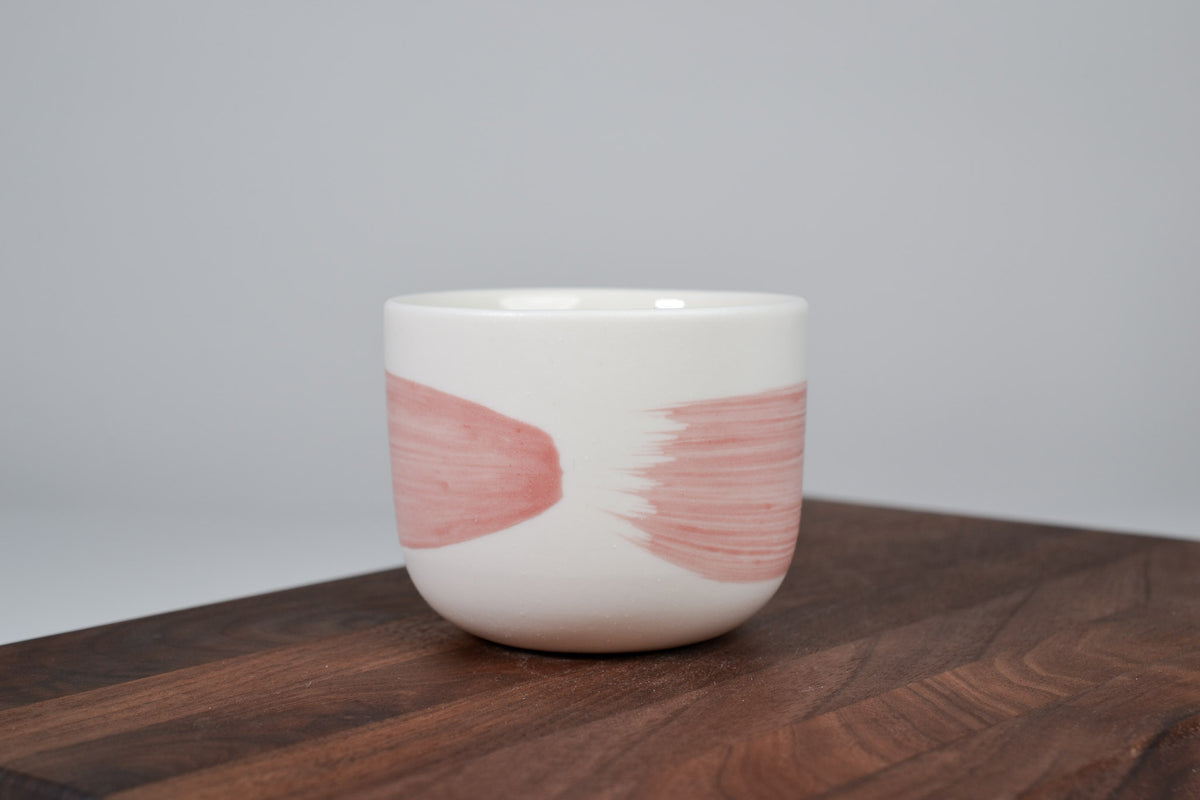 Pink line - coffee mug - 200 ml
