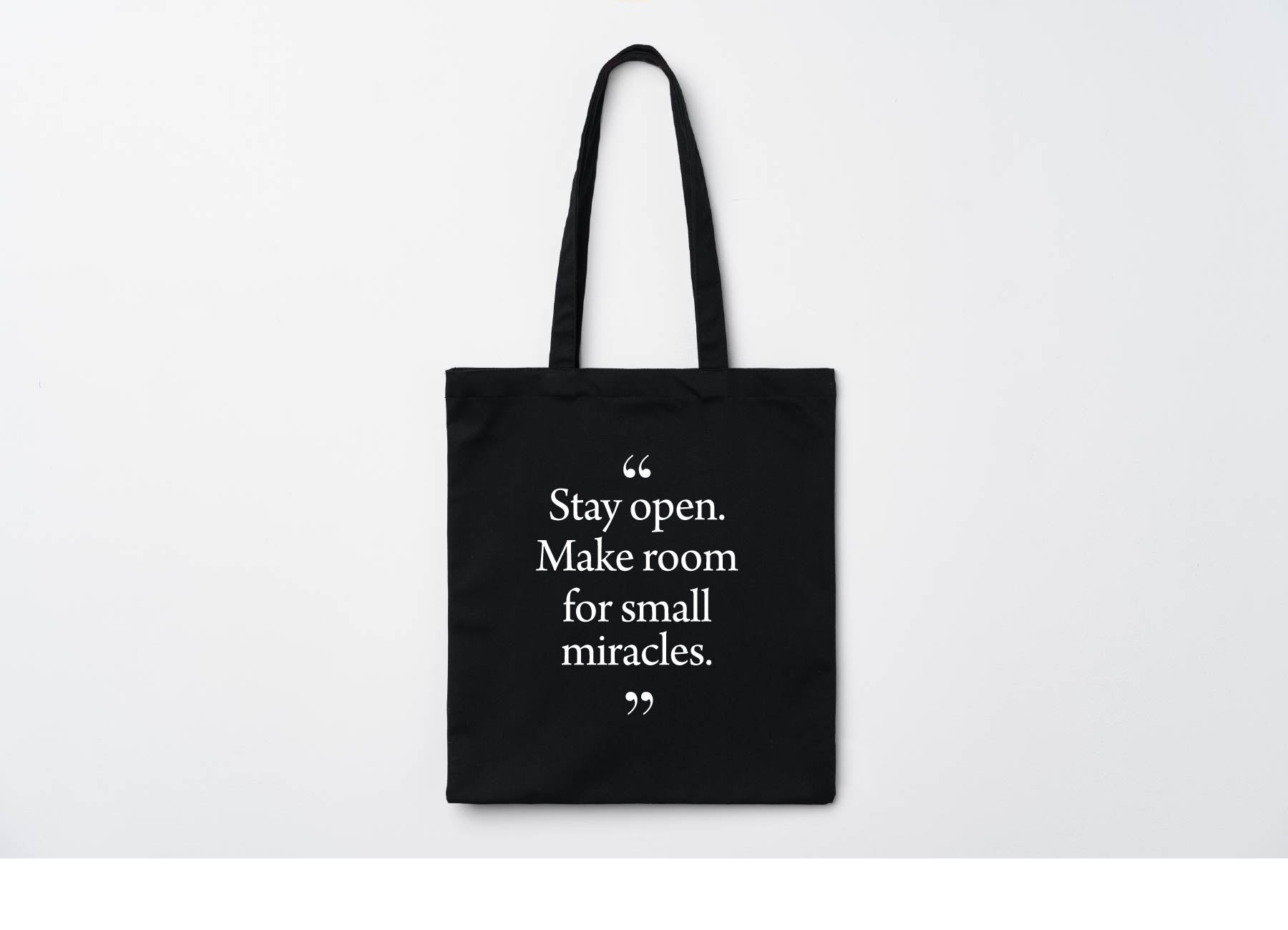 Bavlněná taška - černá