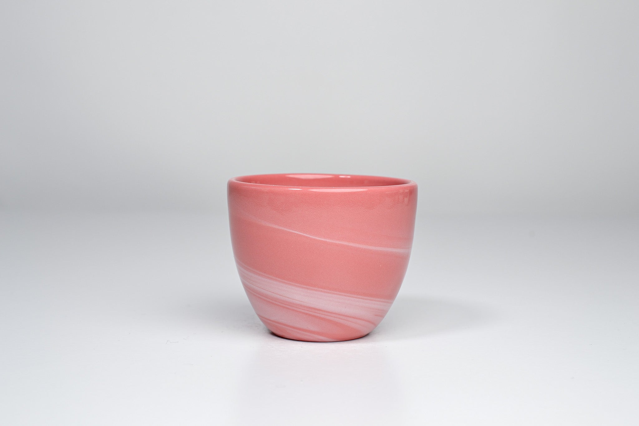 Smoke cup, tango pink&white - 125ml