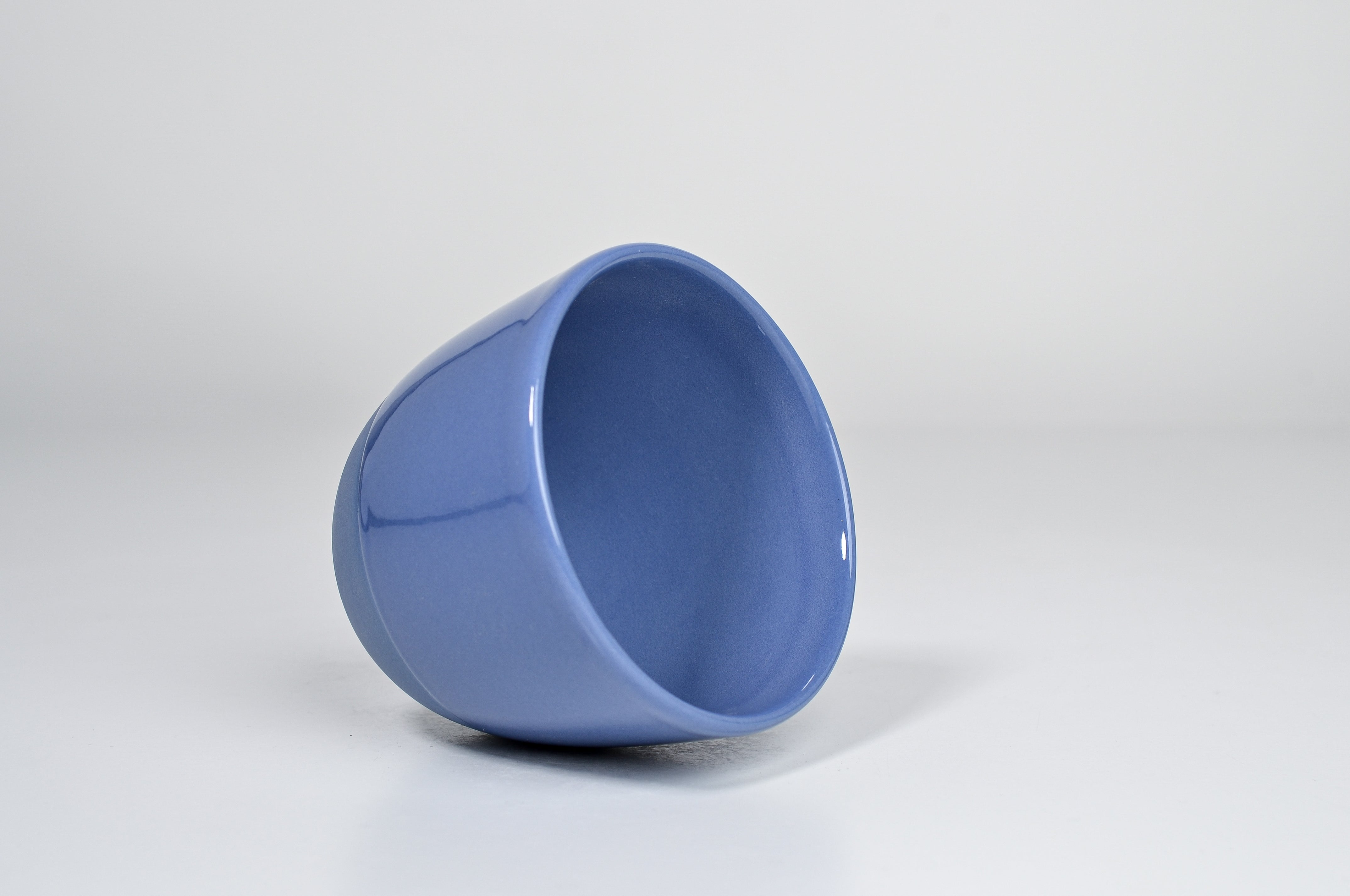 Simple cobalt blue cup