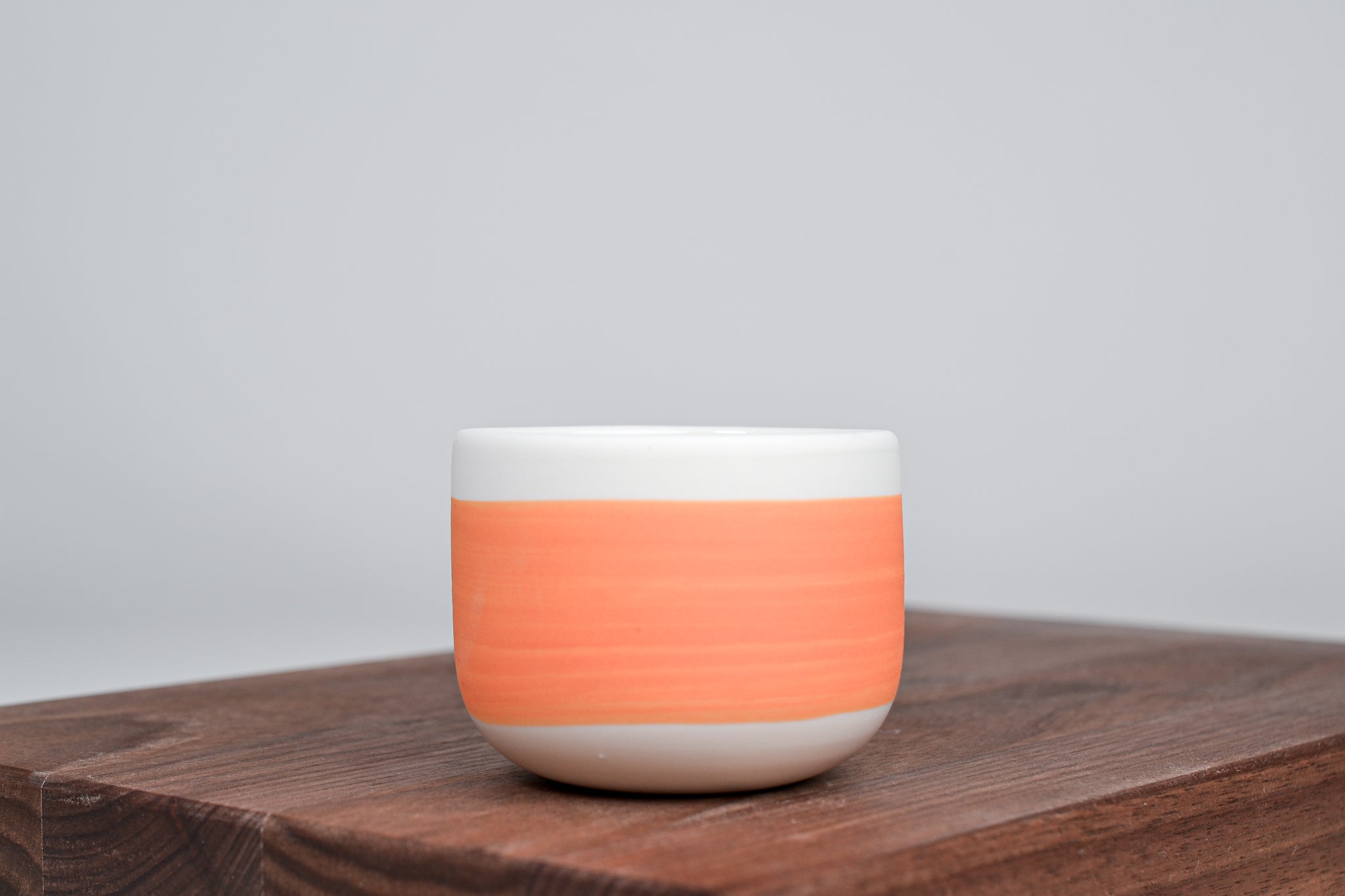 Rich orange line - Simple cup for coffee
