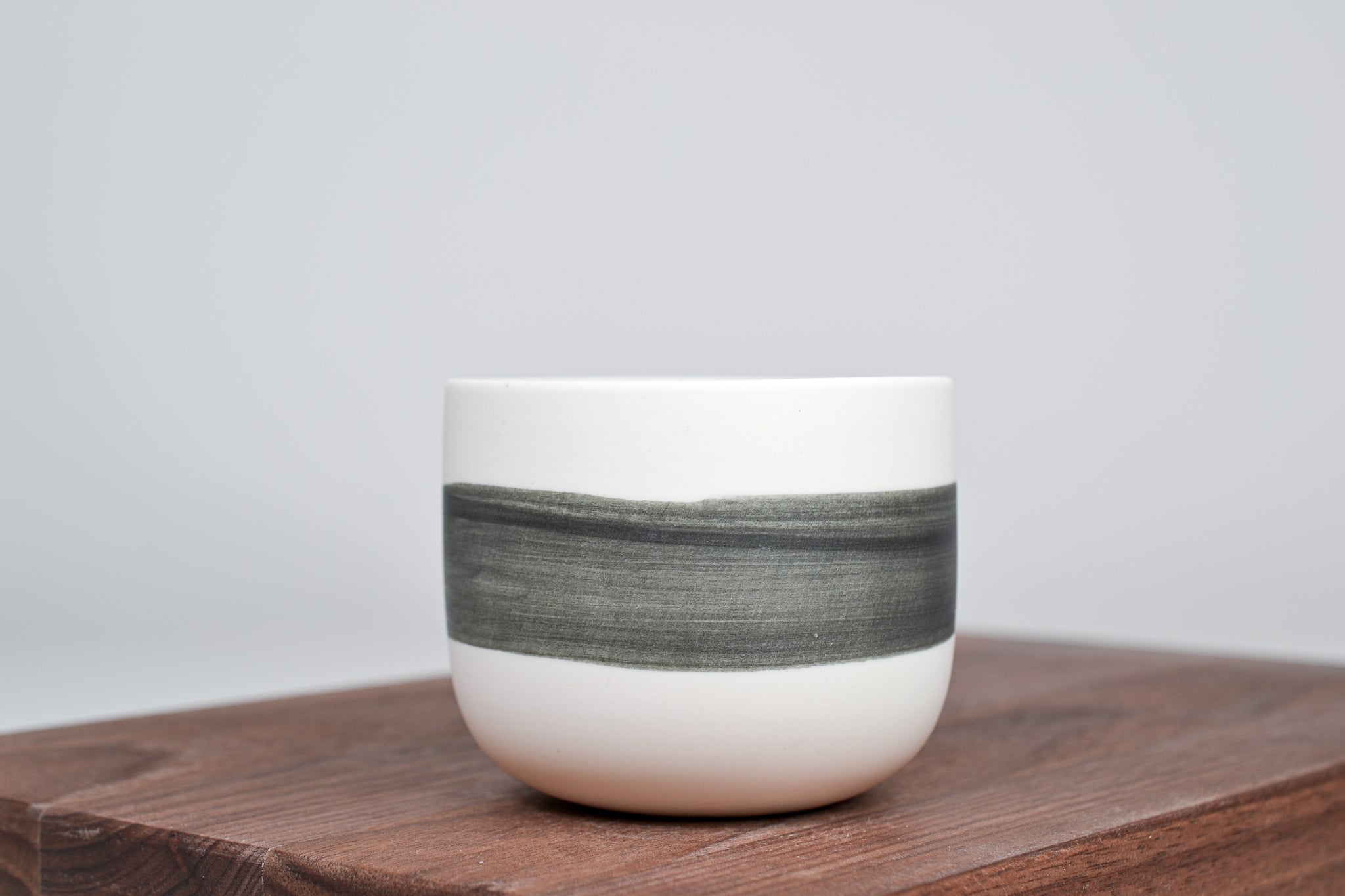 Black line - Simple cup for coffee - 200 ml