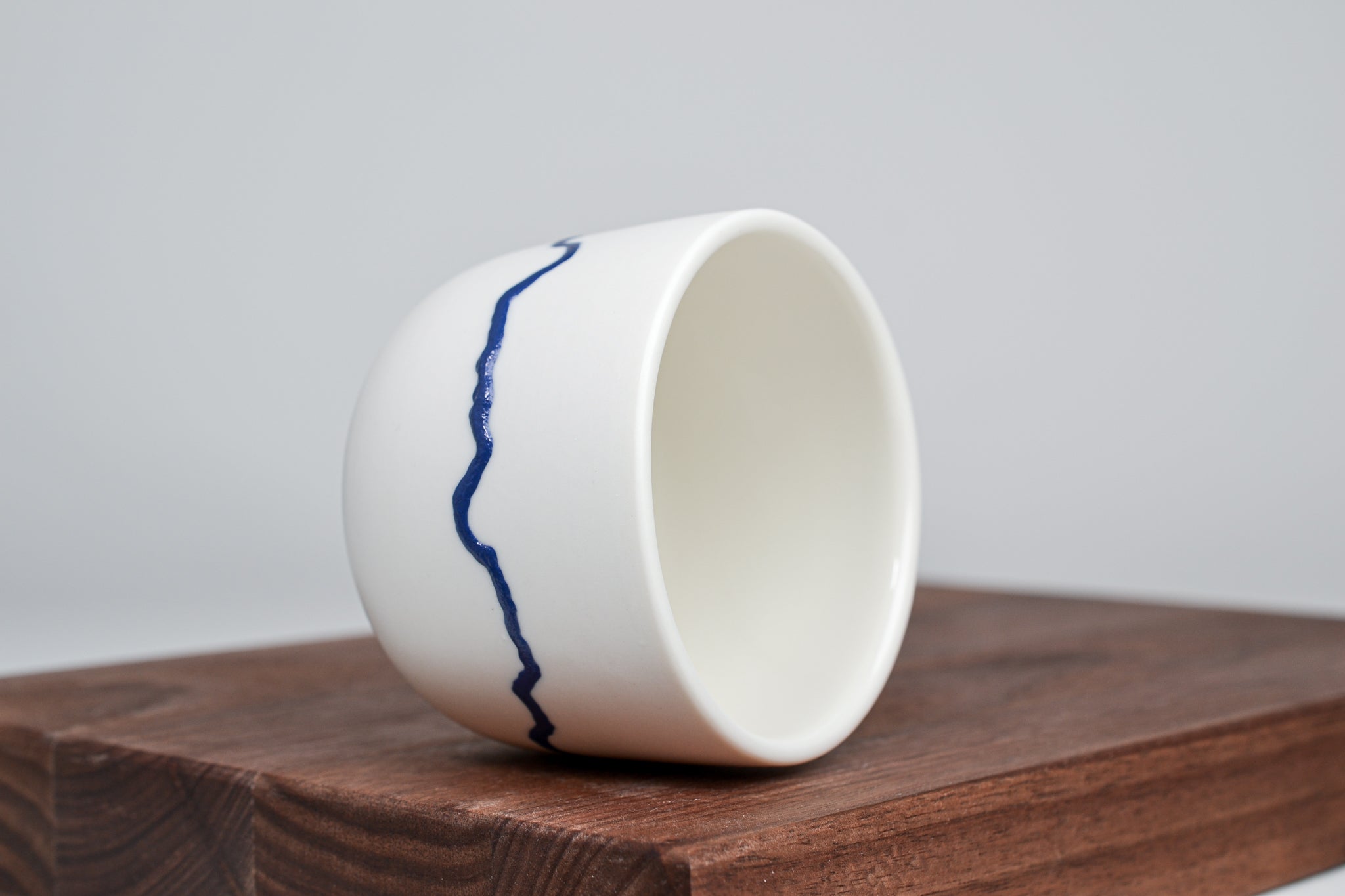 Horizont - Simple cup for coffee - 200 ml - cobalt blue