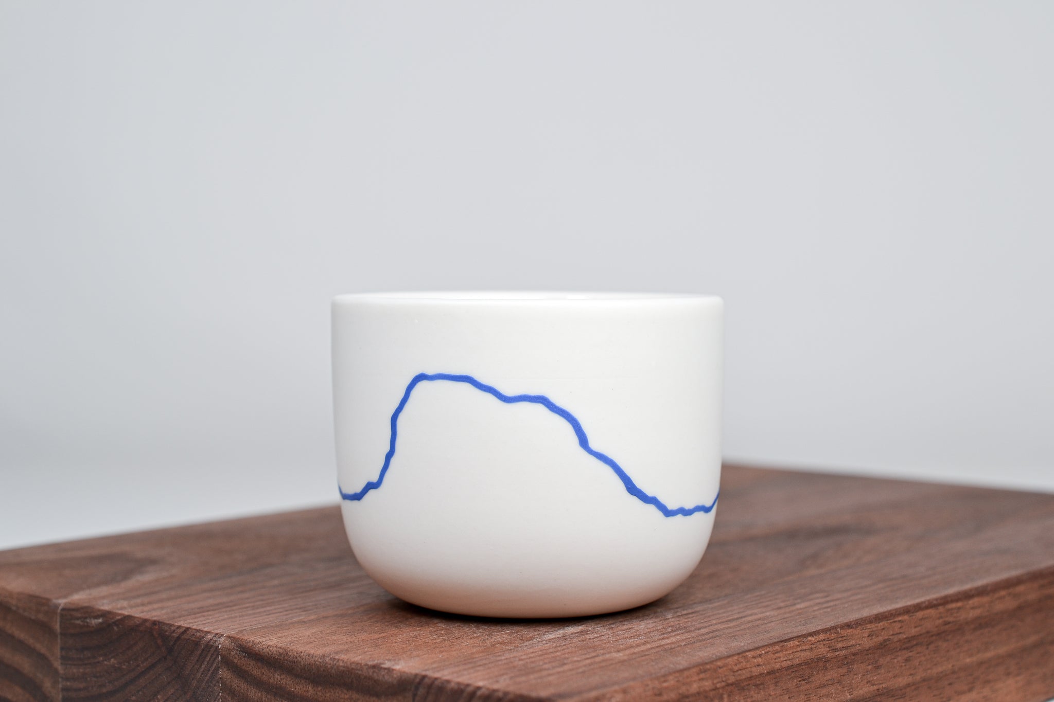Horizont - Simple cup for coffee - blue