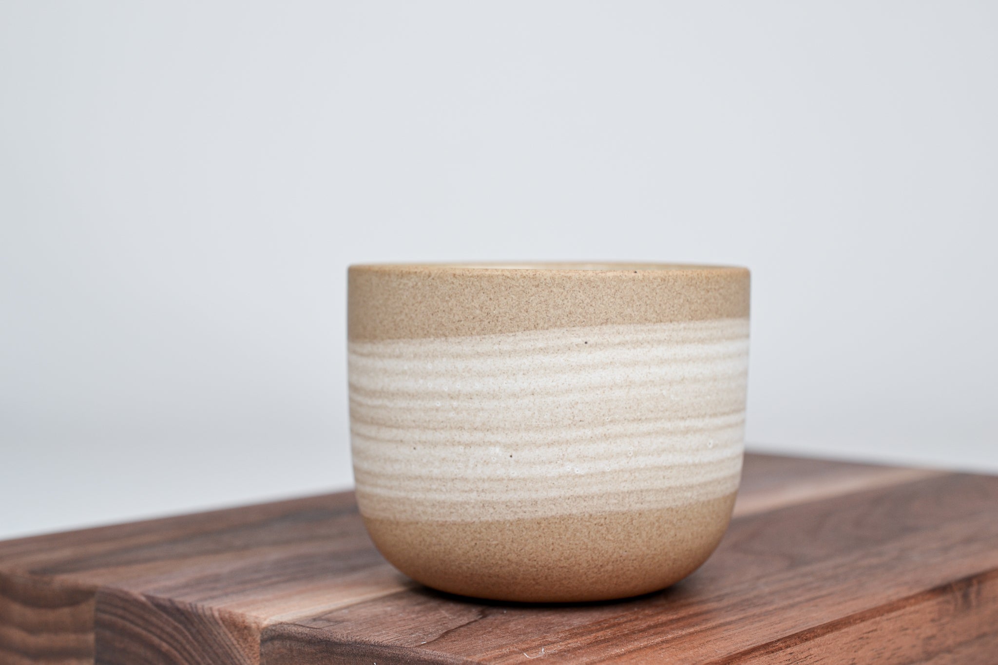 Skořicový hrnek - bílá linka - 250 ml