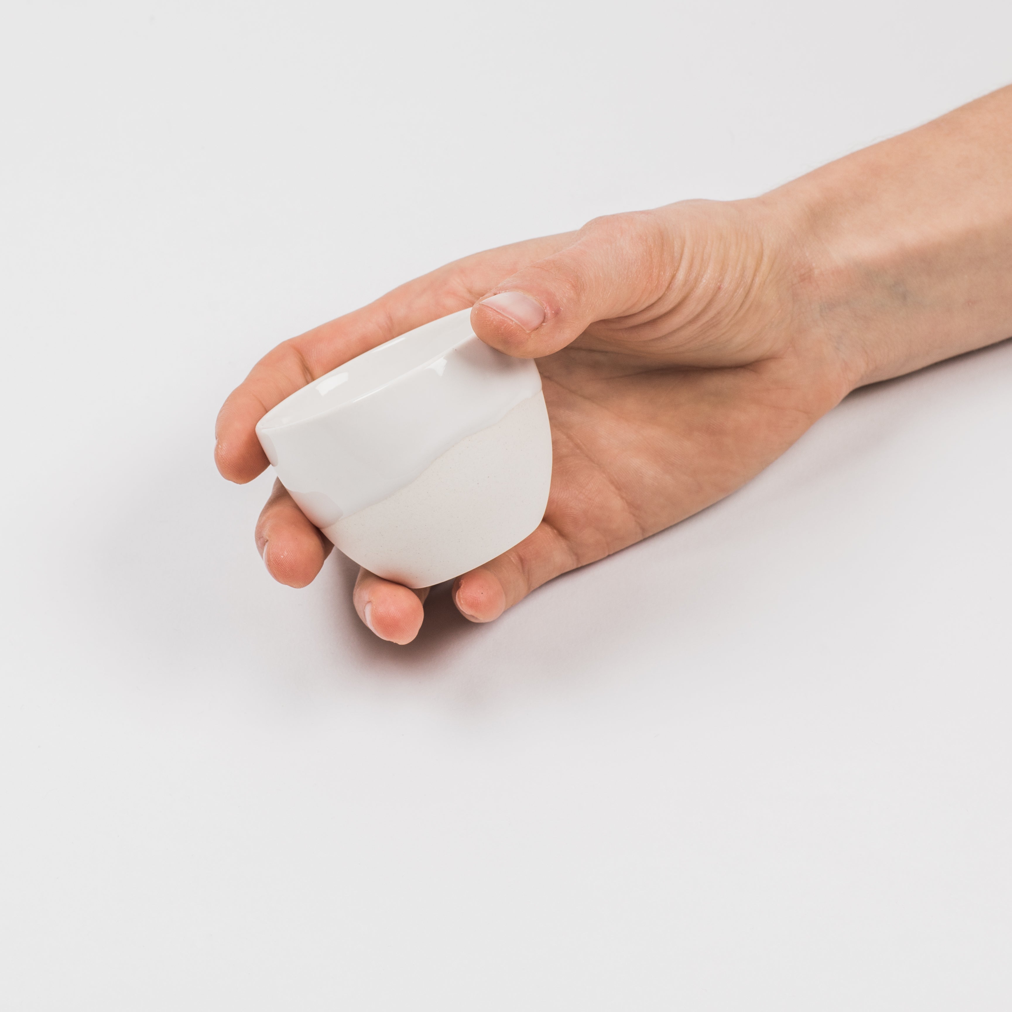 Minimalistický bílý šálek - 65ml až 300ml