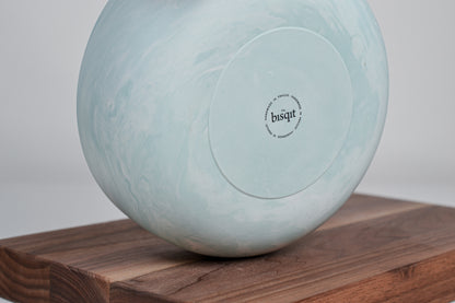 Tyrkysový porcelán - Jednoduchá snídaňová miska - 850ml