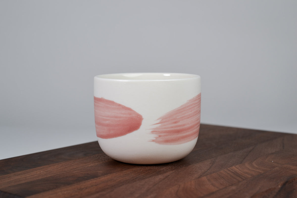 Pink line - coffee mug - 200 ml