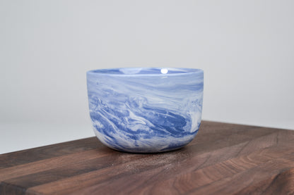 Kávový hrnek z porcelánu - Flow - 280 ml - modrý porcelán