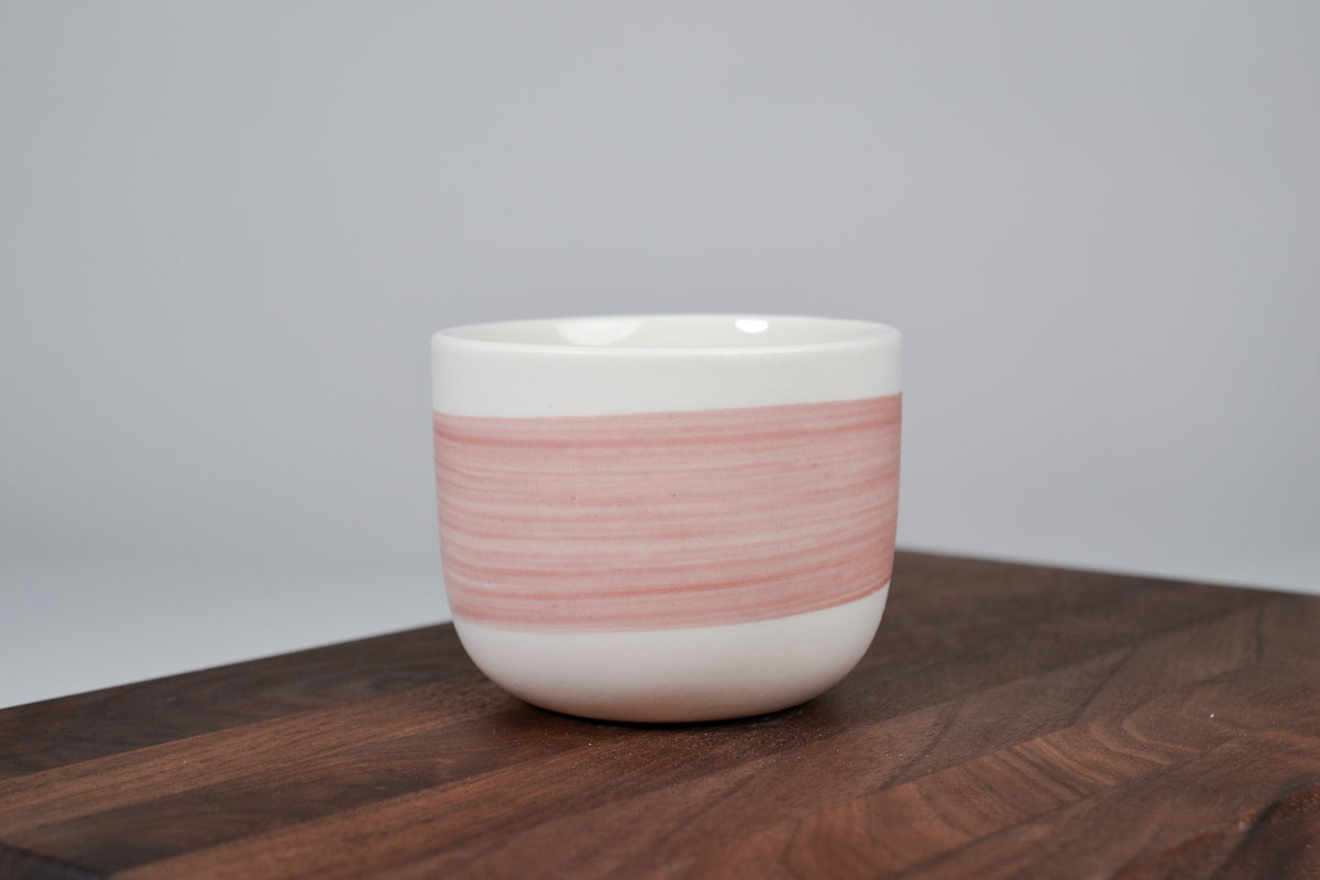 Pink line - coffee mug - 200 ml