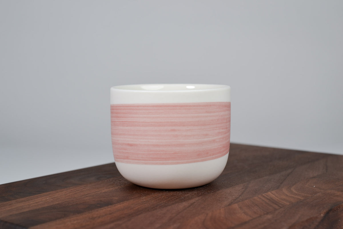 Pink line - coffee mug - 200 ml