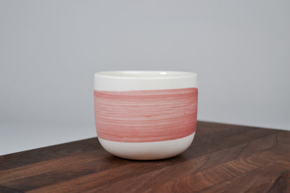 Pink line - coffee mug - 200 ml