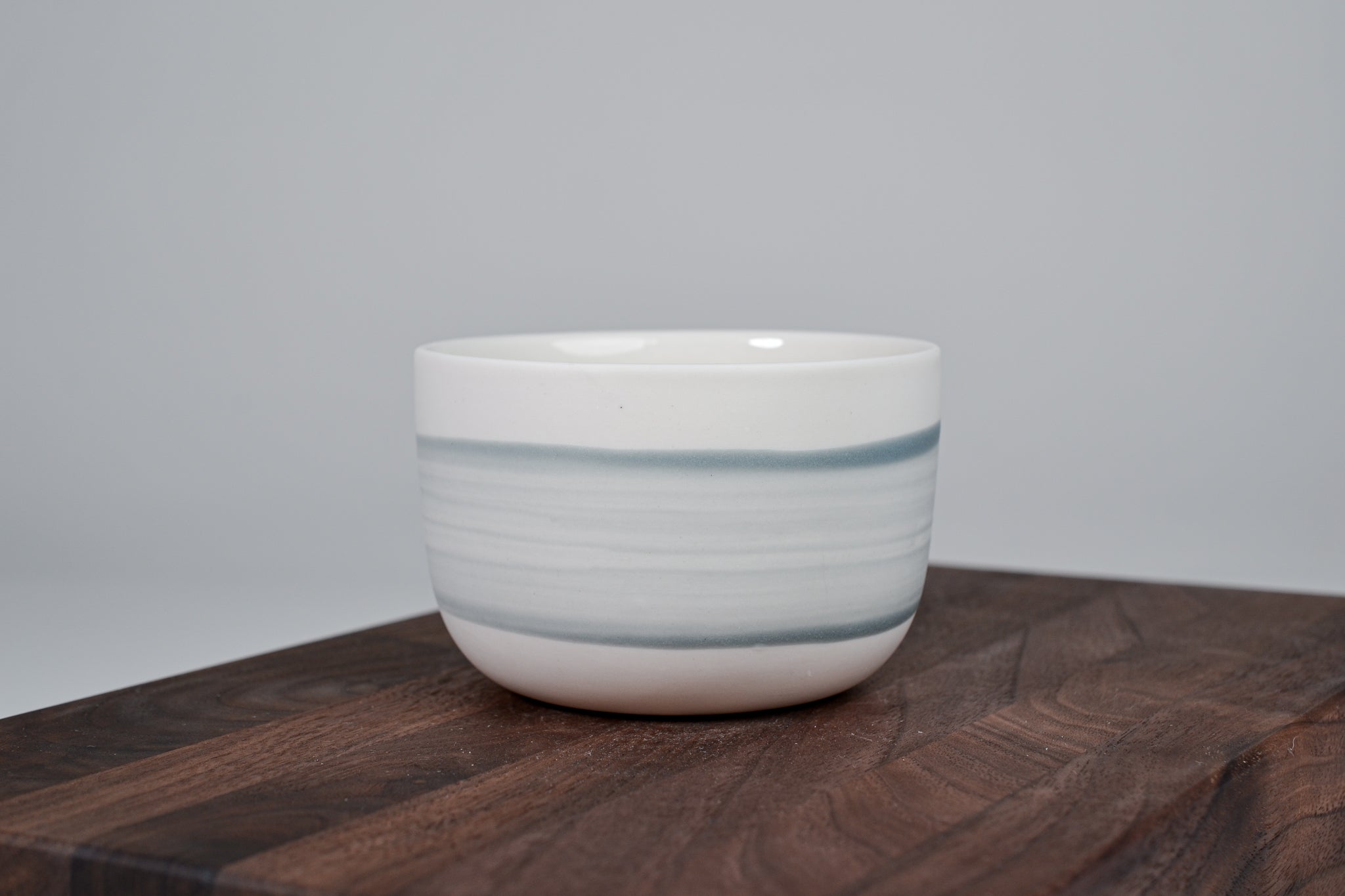 Grey Line - Simple Coffee Mug - 280 ml