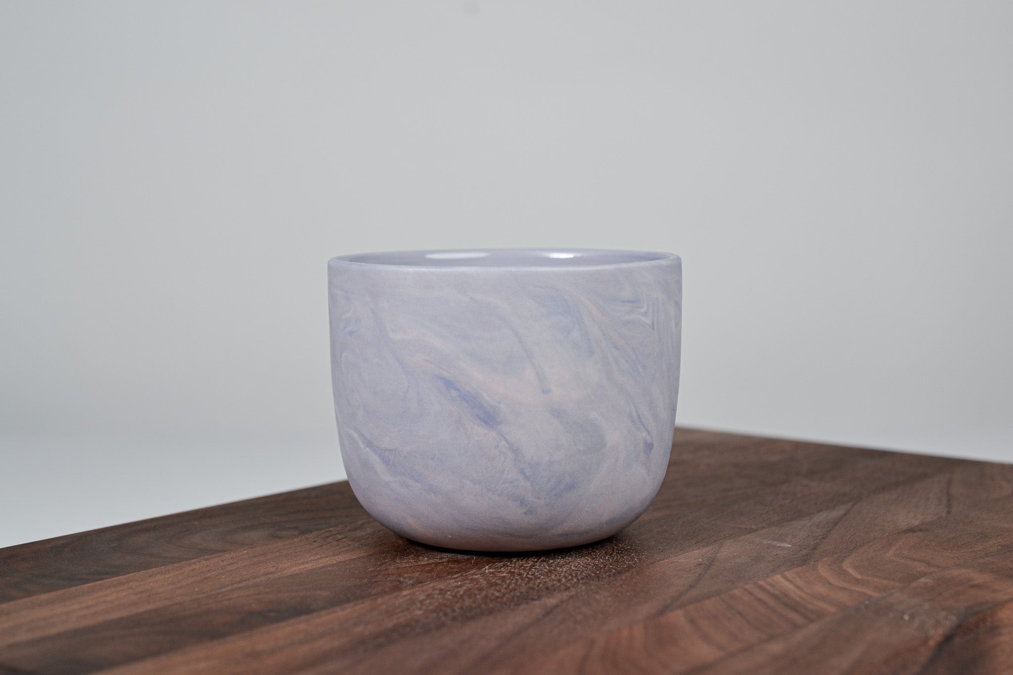 Kávový hrnek z porcelánu - Flow - červánkový - 200 ml