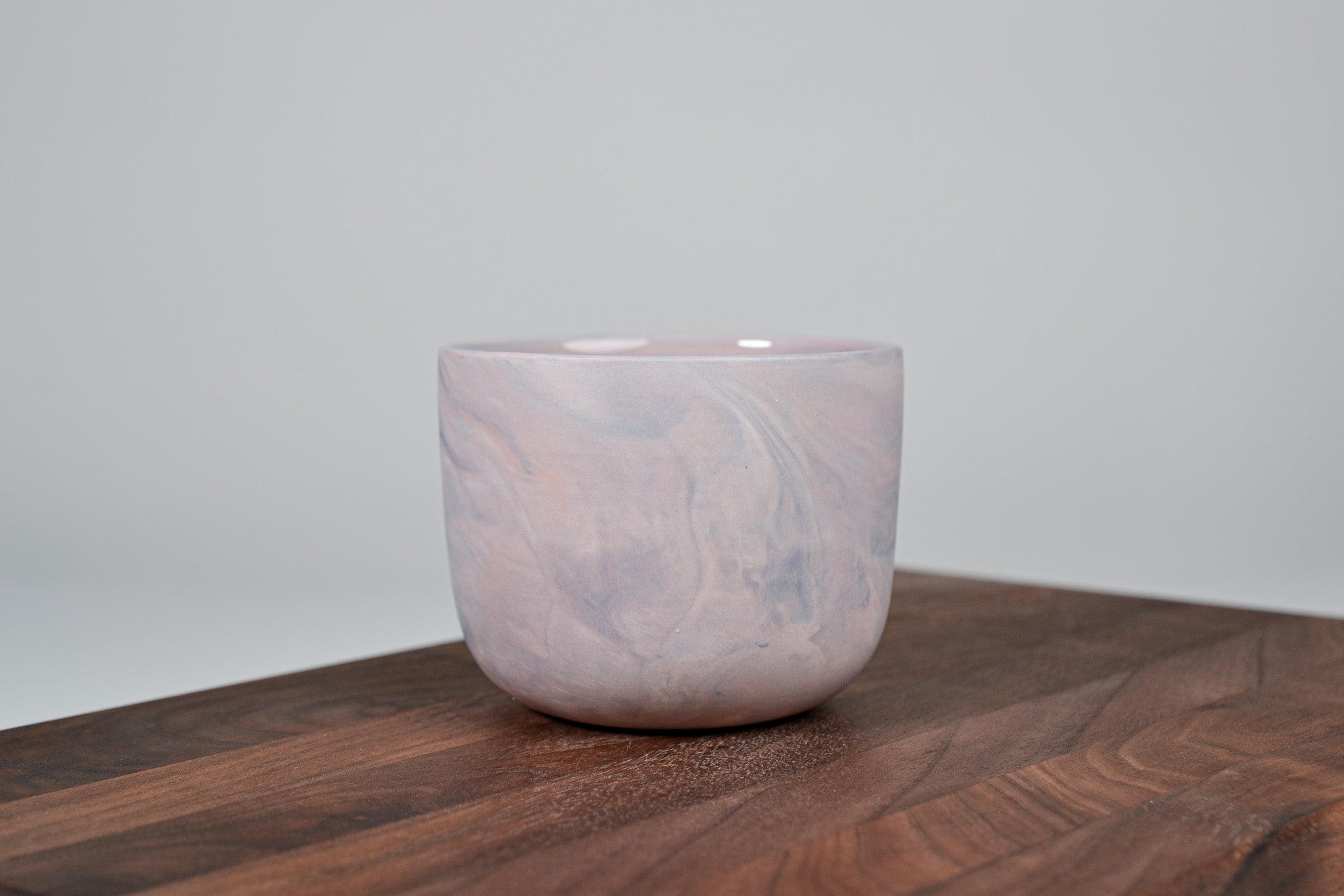 Kávový hrnek z porcelánu - Flow - červánkový - 200 ml
