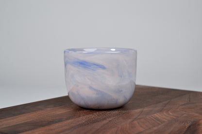 Kávový hrnek z porcelánu - Flow - červánkový - 200 ml - lesklá verze