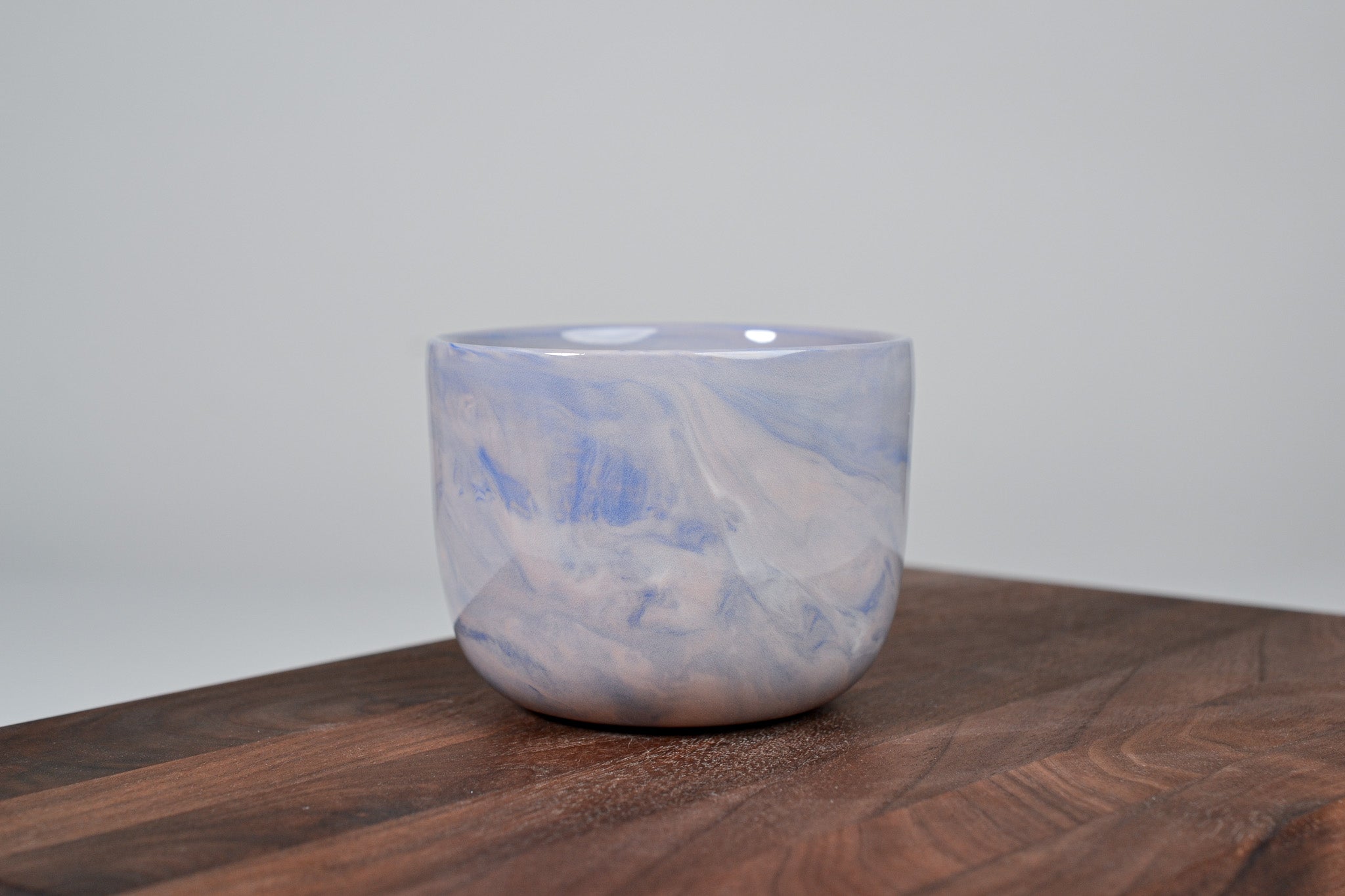 Kávový hrnek z porcelánu - Flow - červánkový - 200 ml - lesklá verze