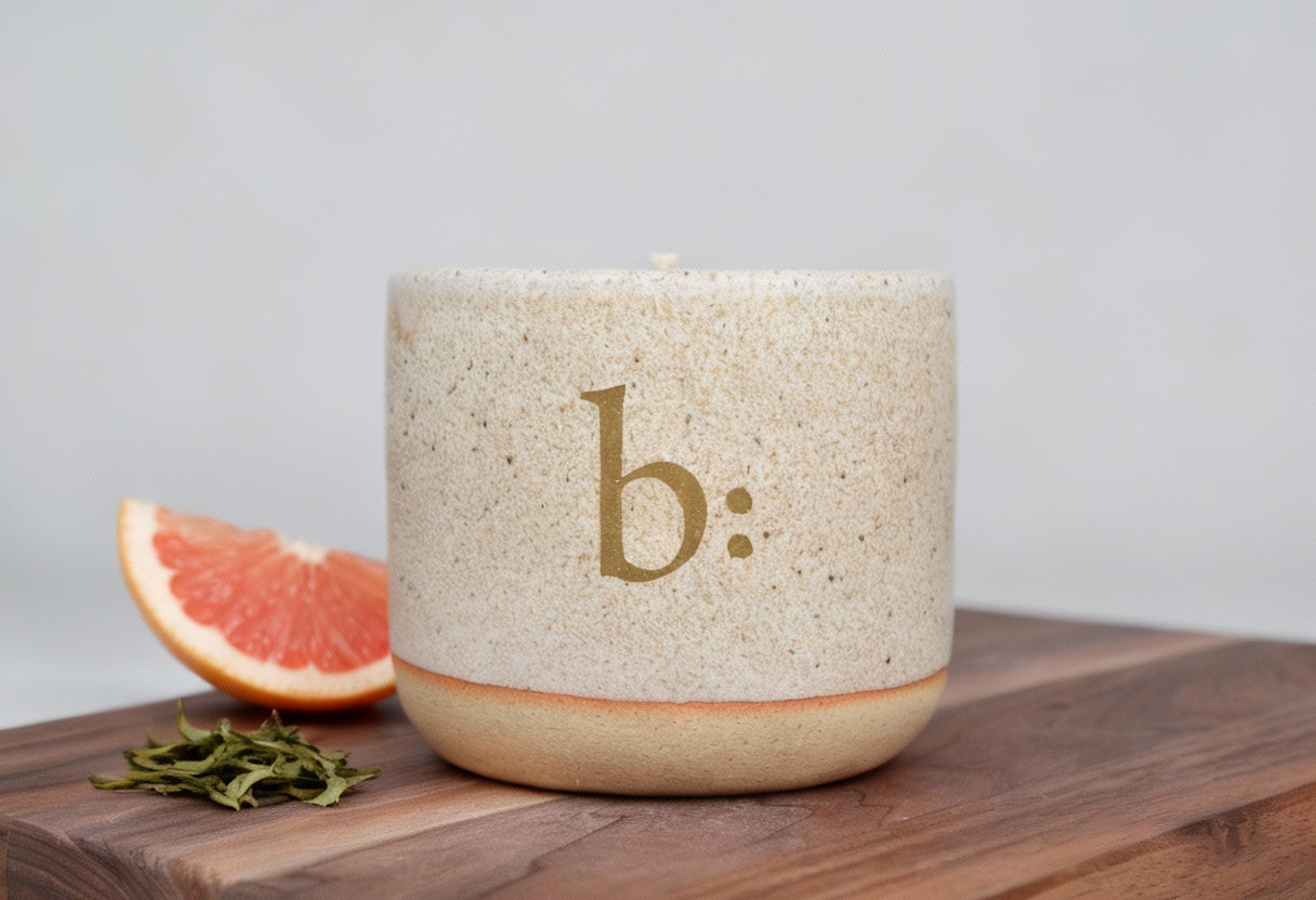 Golden hour candle - grapefruit, green tea, musk