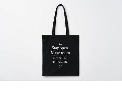 Bavlněná taška - černá