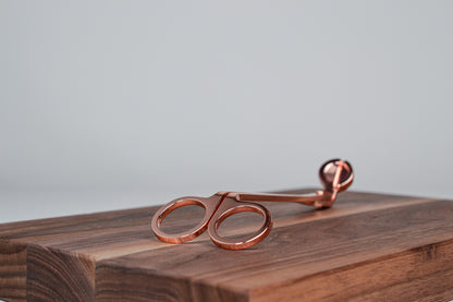 Nůžky na bavlněné knoty - Rosé Gold