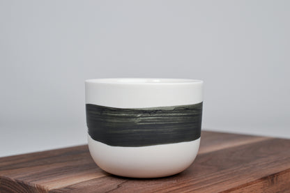 Černá linka - Jednoduchý kávový hrnek - 200 ml