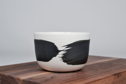 Černá linka - Jednoduchý kávový hrnek - 280 ml