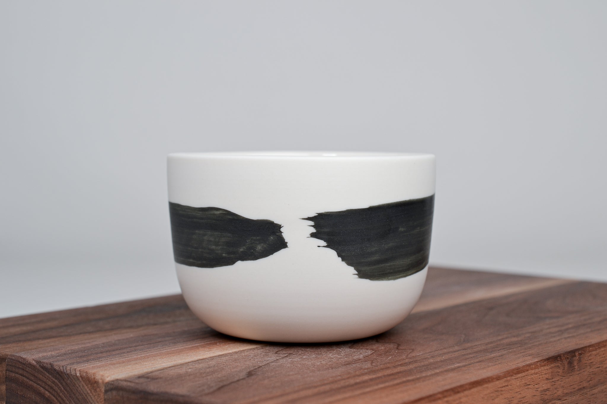 Černá linka - Jednoduchý kávový hrnek - 280 ml