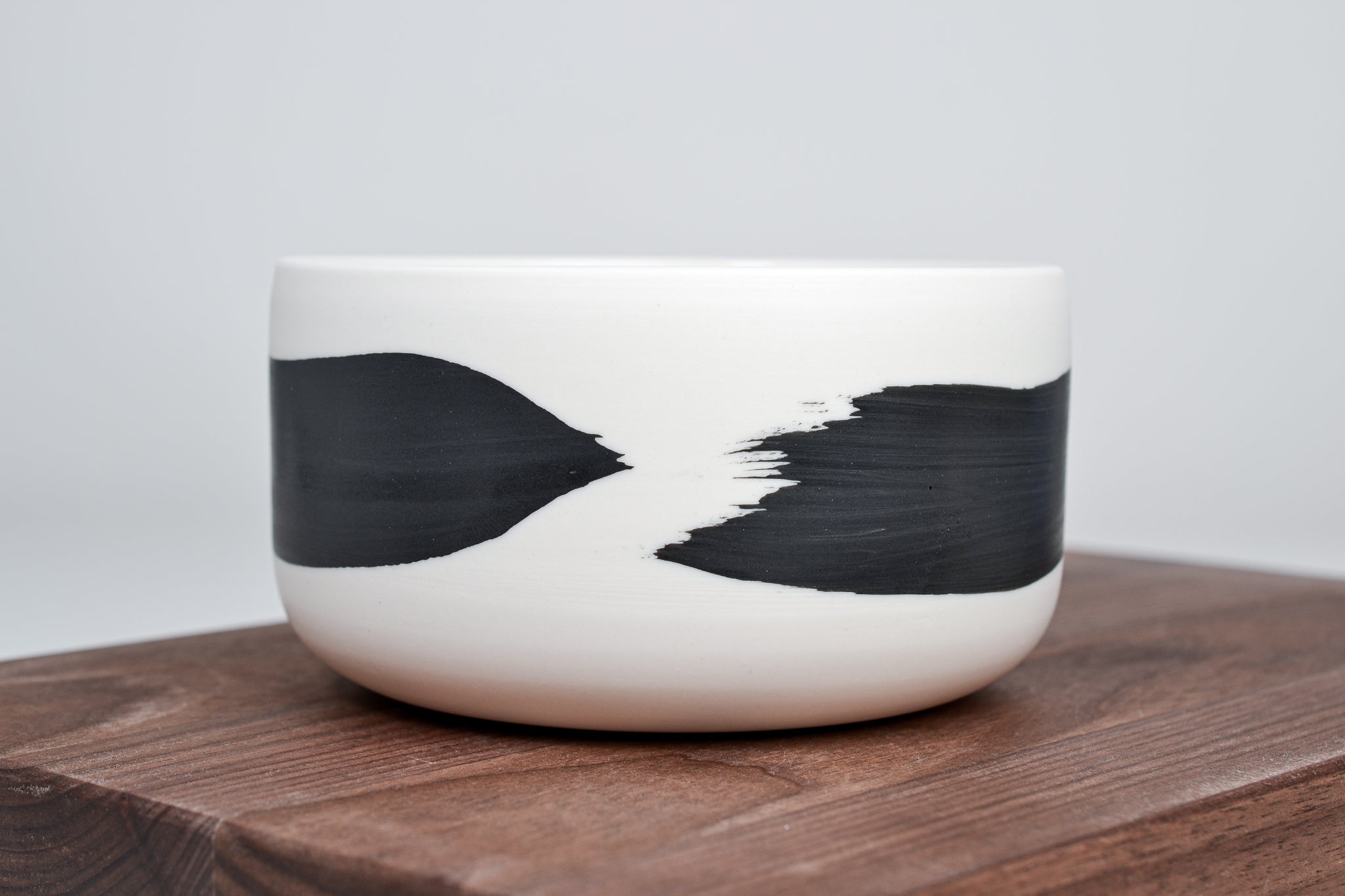 Black line - Simple breakfast bowl - 550 ml