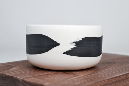 Black line - Simple breakfast bowl - 550 ml