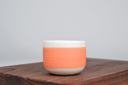 Rich orange line - Simple cup for coffee