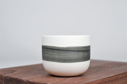 Black line - Simple cup for coffee - 200 ml