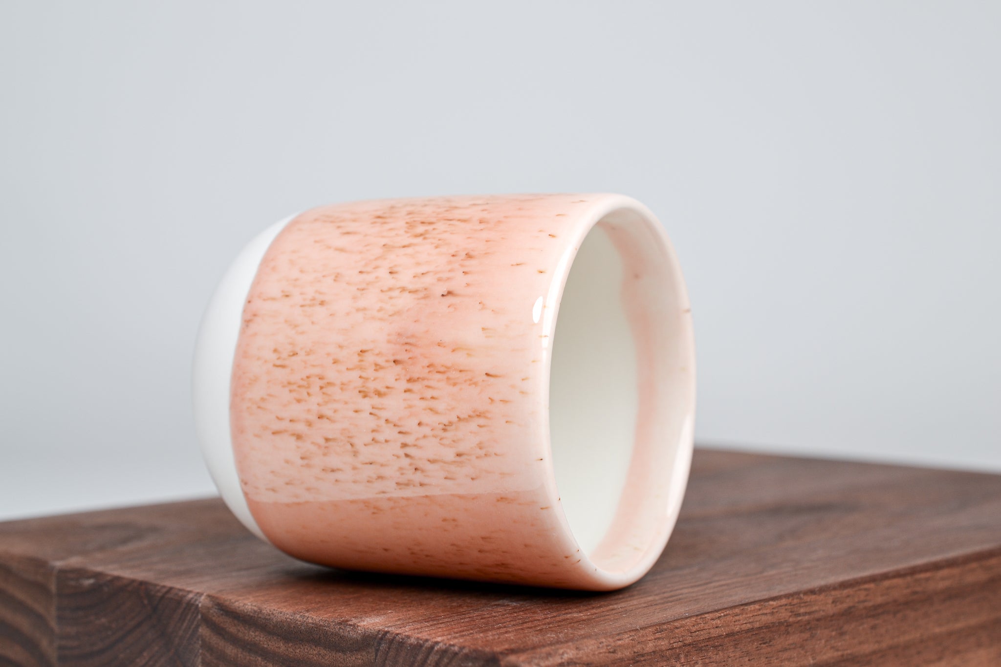 Simple cup for coffee / tea - Peach blossom - 250 ml