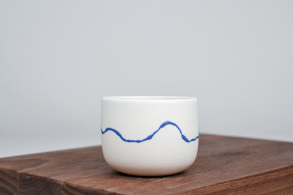 Horizont - Simple cup for coffee - blue