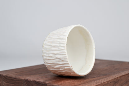 Strukturovaný kávový hrnek, kůra - 200 ml