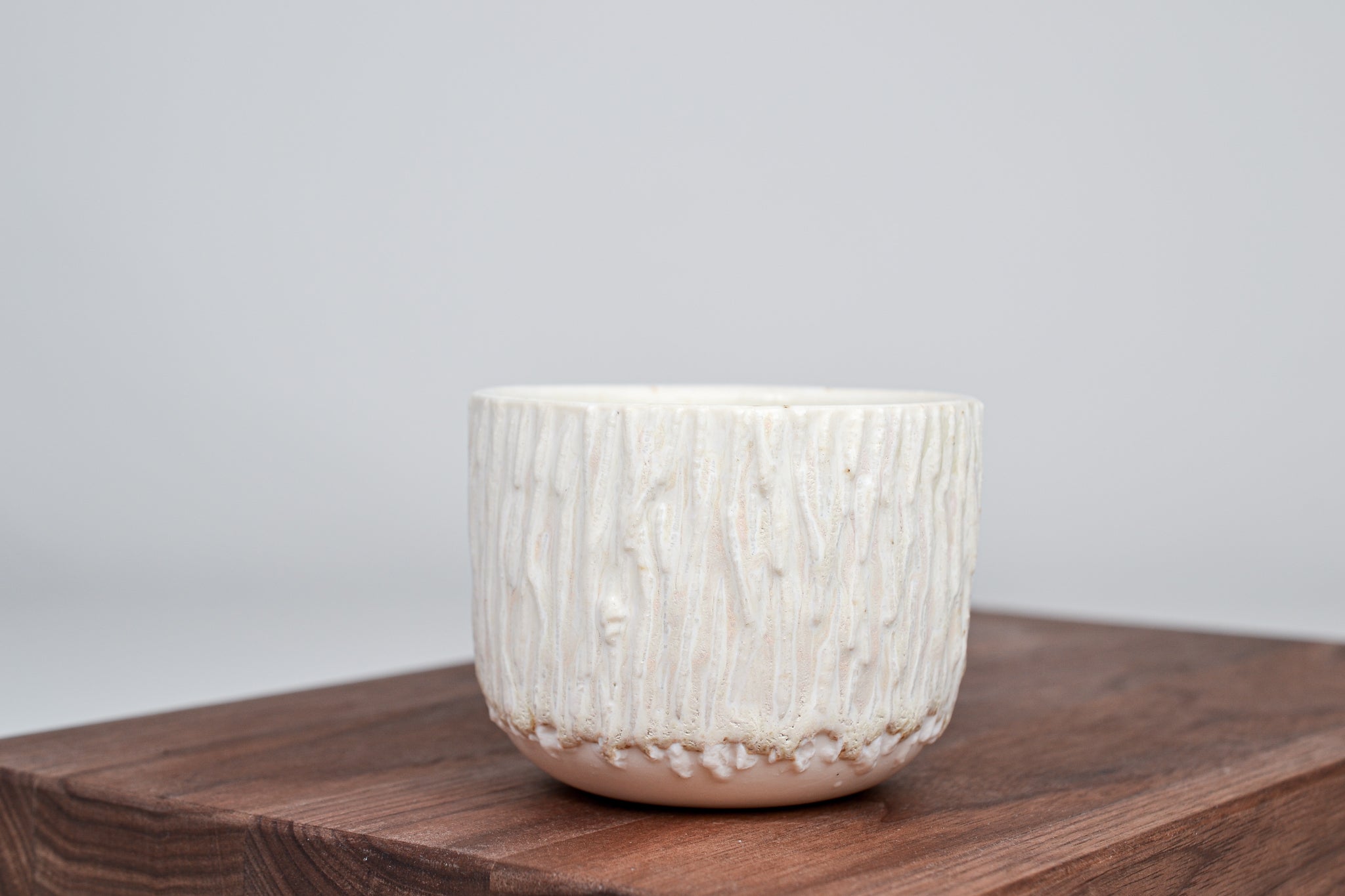 Strukturovaný kávový hrnek, kůra - 200 ml