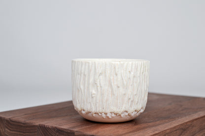 Strukturovaný kávový hrnek, kůra - 200 ml