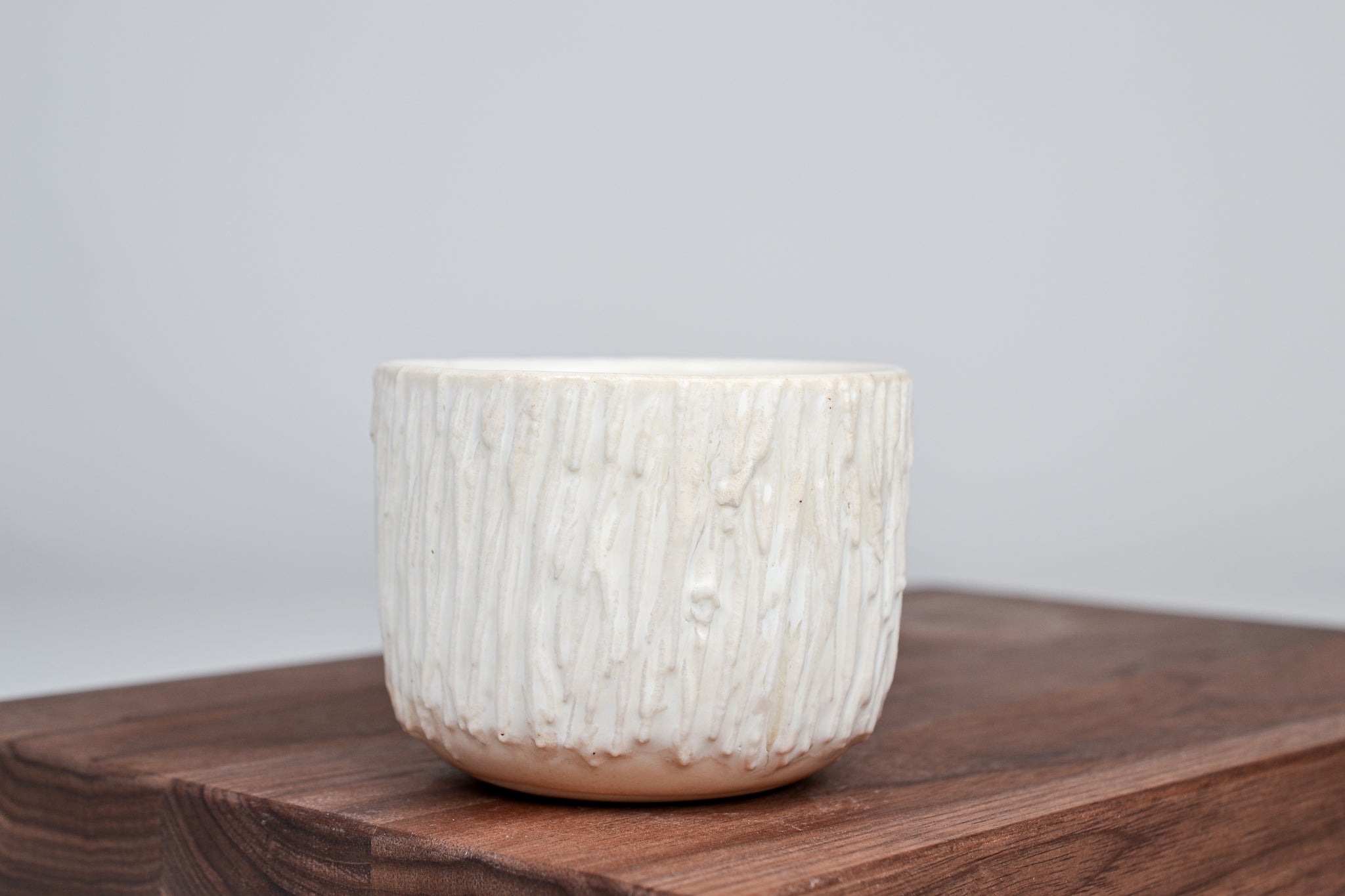 Strukturovaný kávový hrnek, kůra - 200 ml