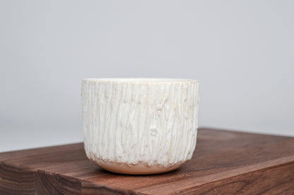 Strukturovaný kávový hrnek, kůra - 200 ml