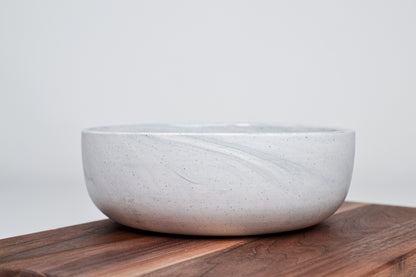 Šedý porcelán - Jednoduchá snídaňová miska - 850ml