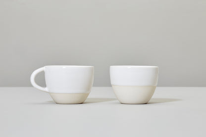 Minimalistický bílý šálek - 65ml až 300ml