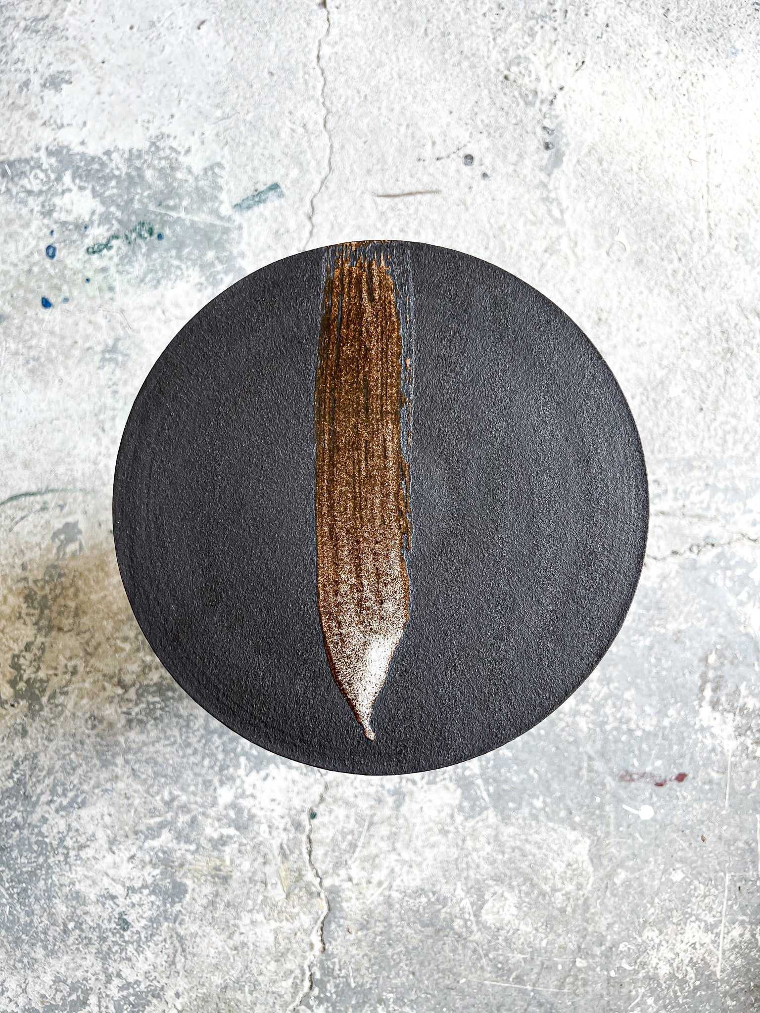 Servírovací plochý talíř s malbou